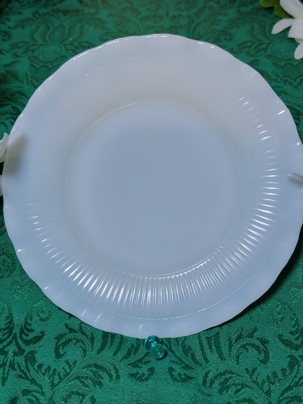 MacBeth-Evans Collectible 1930 Depression Era Milk Glass Bread and Butter Plate